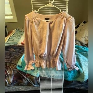Ann Taylor soft pink blouse